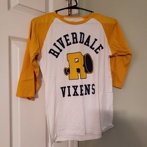 Hot Topic CW Riverdale Vixens Baseball T-shirt